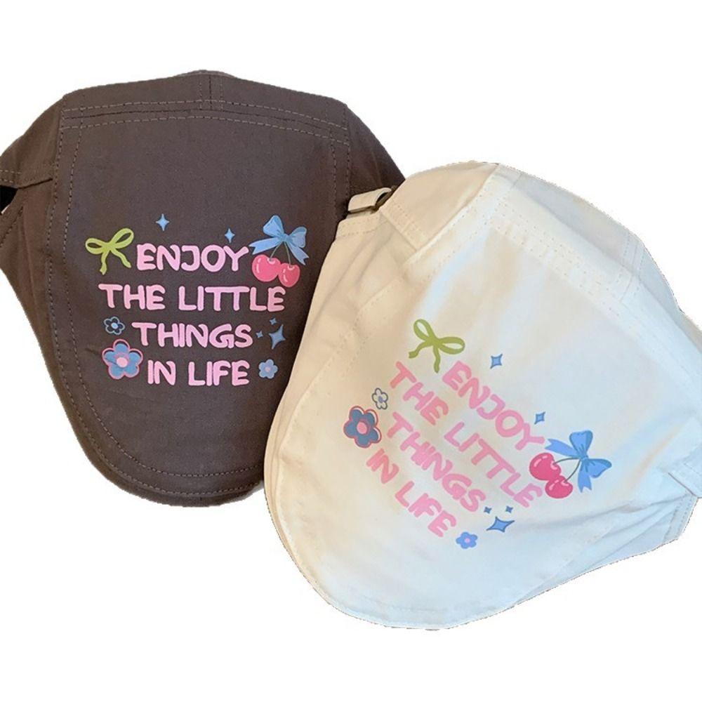 Cherry Y2k Beret Embroidey Painter Hat Fashion Graffiti Forward Hat  Unisex