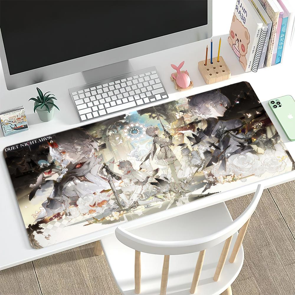 Mouse Pad AntiFray Home Custom Ergonomic Office Night Game Duet Shooting Rubber Large Desk Abyss Mat Keyboard Pc NonSlip