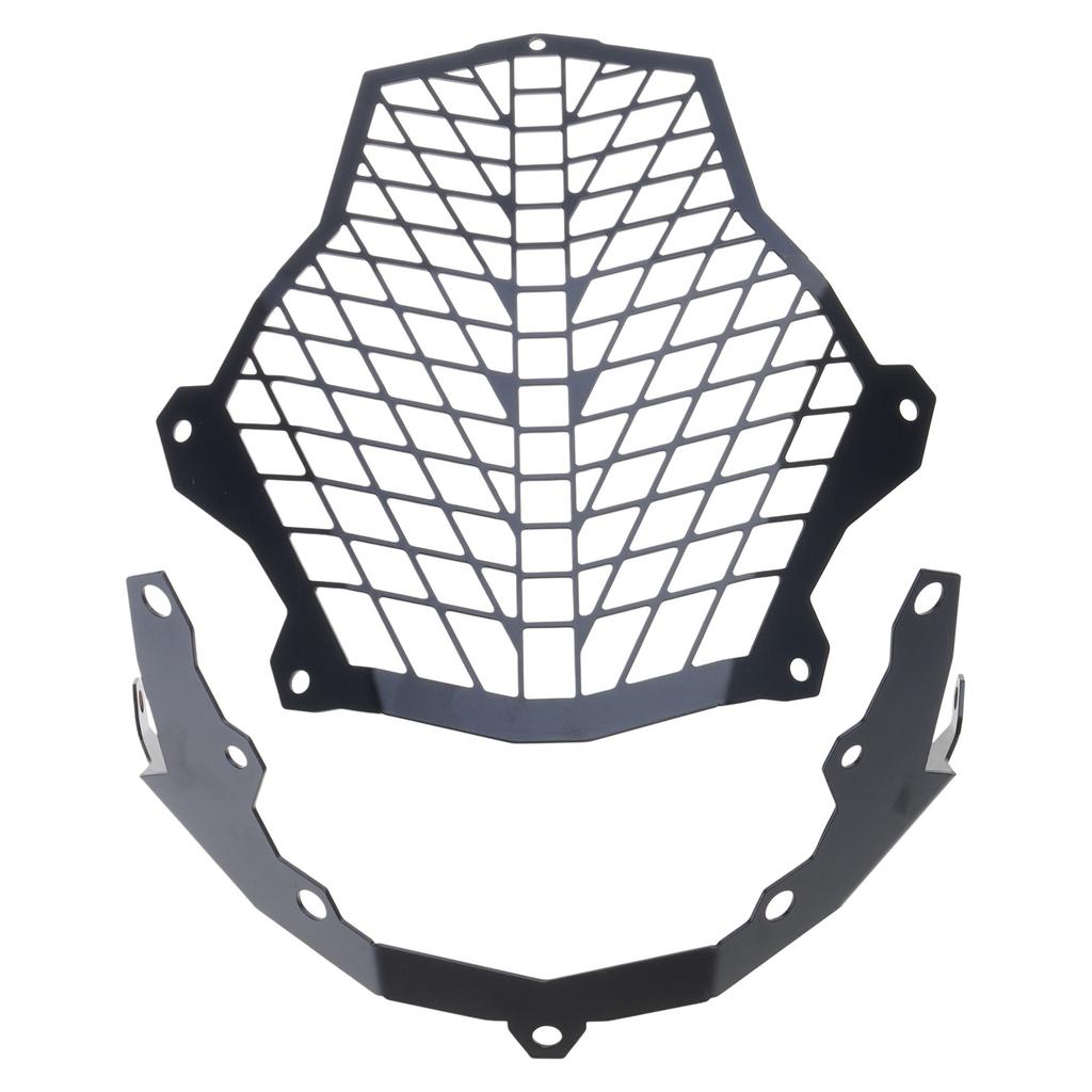 Motorcycle Headlight Grille Retro Motorcycle Side Mount Head Lamp Cover For 1050 1090 1190 1290
