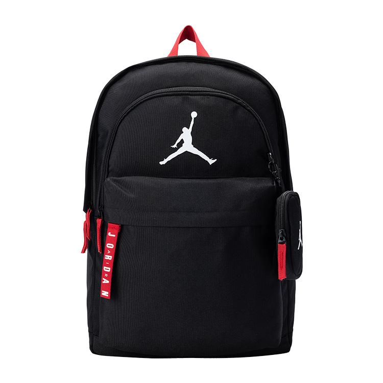 New Jordan Polyester Backpack Unisex Black JD2513167GS-001