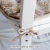 Chair Cushion, Gradient Imitation Rabbit Fur Plush Chair Cushion, Pet Friendly Seat Cushion,Winter Thick Plush Dining Chair Cushion