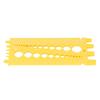 Msuring Tool Plastic Integrated Portable Inch and Millimeter Scale Nut   Thrd Gauge
