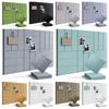 Self Adhesive Felt Acoustic Panels Vertical Stripe Memo Board Pinboard Tiles  Dart Pads