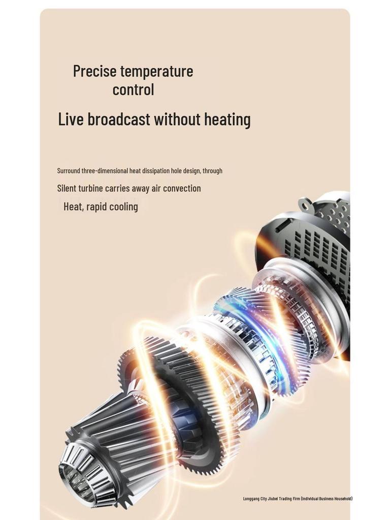 2025 Pro Streaming Beauty Fill Light with Parabolic Softbox Grid