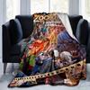 1pc, Zootopia Cinestory Home Decor Gift Flannel Throw Blanket Perfect for Bedroom, Living Room, Travel, Camping, Car