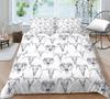 Bedding Cover Sets Skull Home Textiles Bed Quilt Cover Bedding Set 3D Duvet Cover Comfortable Bedclothes Microfiber Quilt Cover