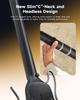 Donner Evo2 Travel Guitar Detachable Headphone Suitable for Apartment Buildings and Nighttime Black HUSH-I - Silent, Headless, Beginner-Friendly,