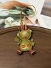Cow Leather Rocking Boy Bag Charm Car Hanging Decoration Funny Bag Pet Rock Luggage Accessory Personalized Bag Pendant