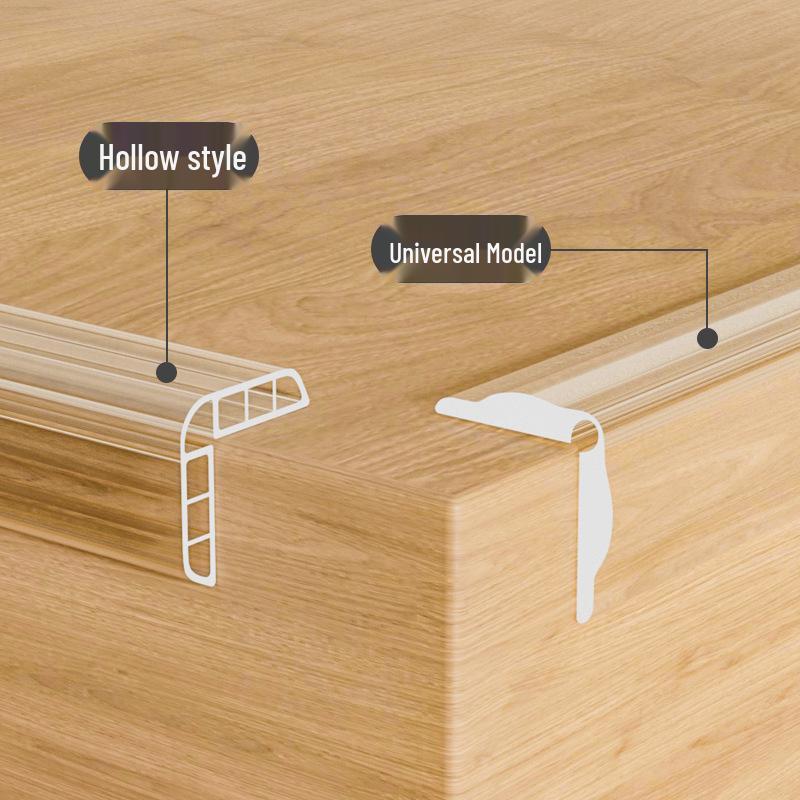 Kids Clear PVC Anti-Collision Edge Protector Strip for Doors & Cabinets Universal PVC Strip 30mm