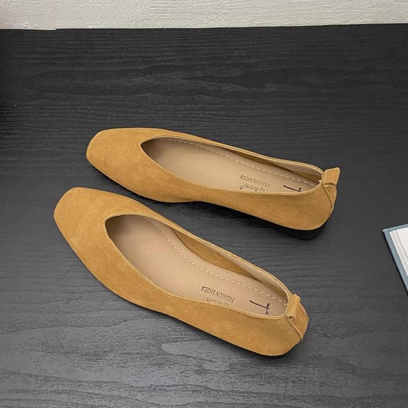 Fashion SUOJIALUN 2025 Spring New Women Flat Shoes Fashion Round Toe Slip On Ladies Elegant Boat Shoes Soft Flat Heel Outdoor Single Sho