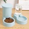 Large Capacity Cat Dog Water Dispenser Feeder Set 800mL Pet Integrated Food Bowl