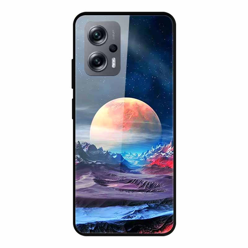 For Poco X4 GT Case Shockproof Tempered Glass Hard Back Cover For Xiaomi Poco X4 GT 5G Soft Bumper Coque PocoX4 GT X4GT Case