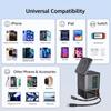 GaN 6-in-1 105W Magnetisches Kabelloses Ladegerät Ständer 15W Schnelles Kabelloses Laden Desktop Dock Station Für iPhone16 15 14 13 Airpod