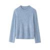 2026 Women's Loose Knit Pullover - Wool, Mulberry Silk, Cashmere Sweater with Brushed Yarn