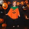 Witch Costume Noctilucent Pumpkin Cloak With Headband Party Masquerade Cloth  Adult Costume
