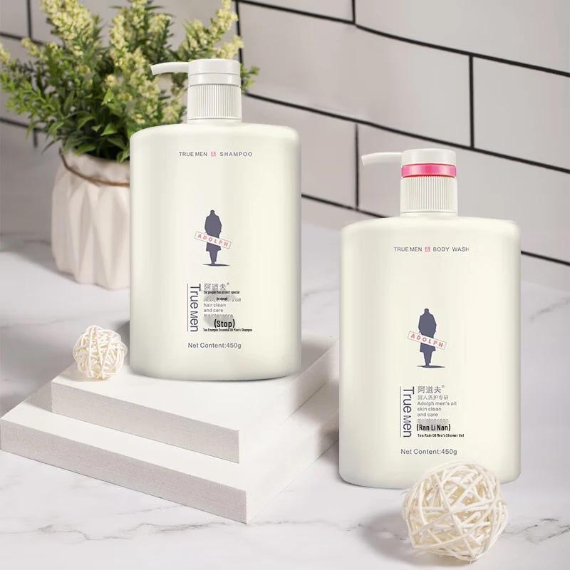 Adolph Men's Tea Tree Oil Shampoo & Shower Gel Set