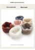 100% Pure Cashmere Women's Hollow Knit Neck Gaiter Scarf - Warm, Cold Protection, Korean Style