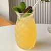 480Ml Pineapple Shaped Cocktail Glasses Creative Drinking Cup Transparent Water Glass Red Wine Glass Cup For Home Bar Party