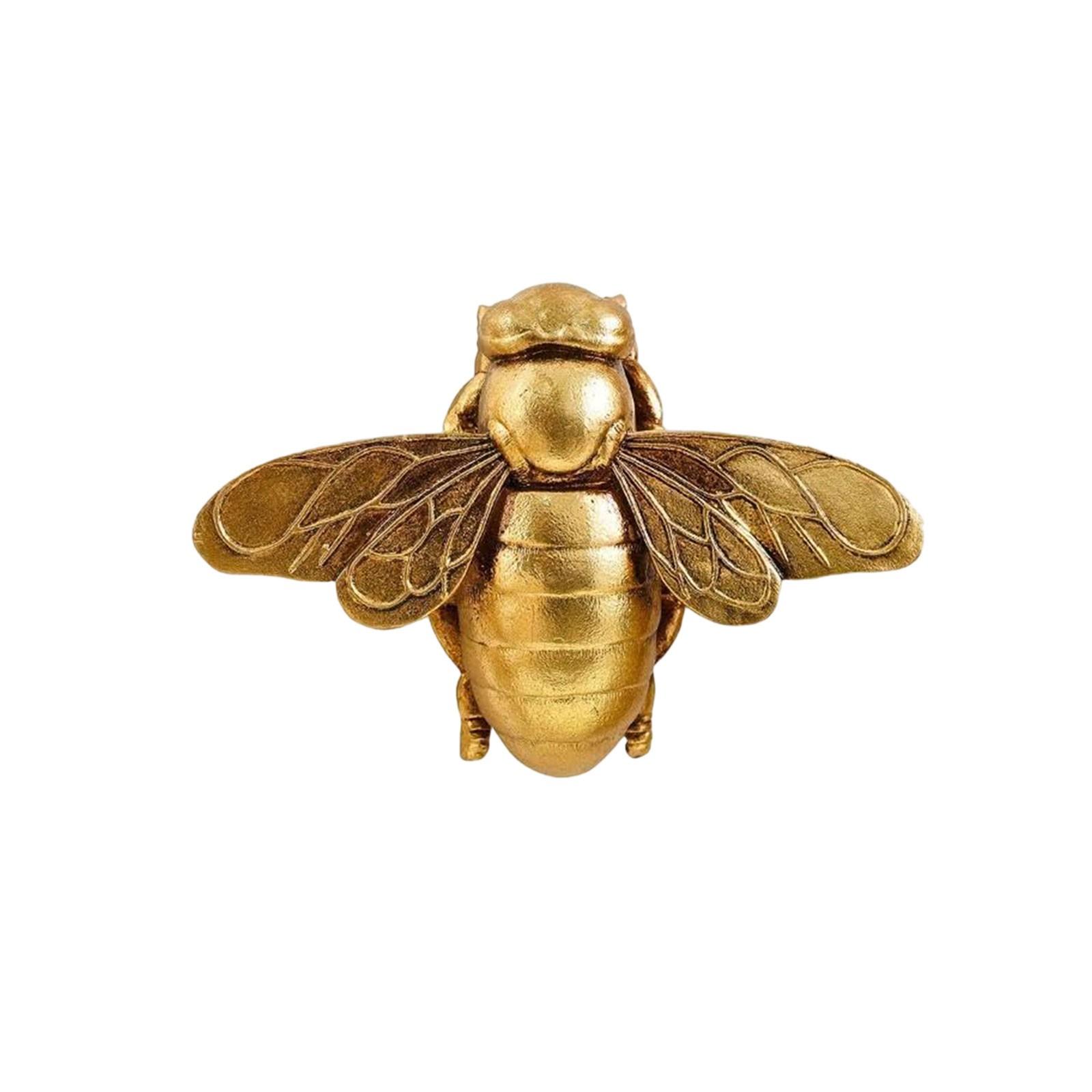 

Золотая пчела Домашнее украшение Ремесло Настенное подвесное, Насекомое Креативный декоративный кулон One Size жёлтый