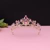 Bridal Crown Wedding Tiara - Korean Style Princess Birthday Headpiece for Women
