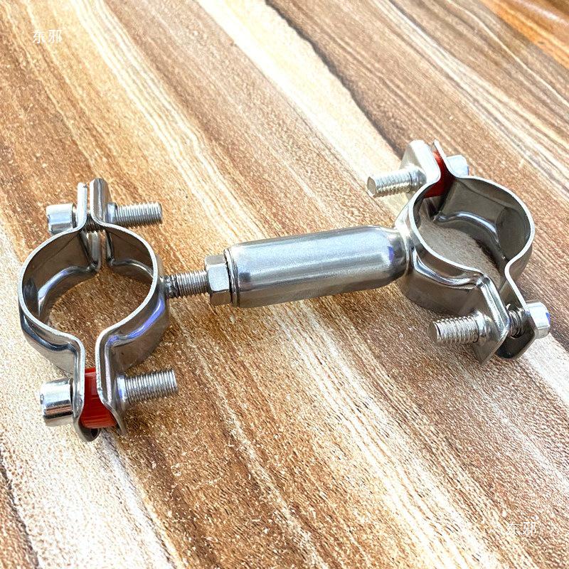 Adjustable Double-Layer Stainless Steel Hose Clamp & Pipe Support