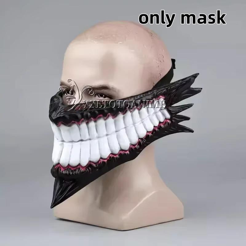 Dandadan Okarun Ken Takakura Cosplay Kostým Paruka Turbo Babička Síly Černý Límec Uniforma Kudrnaté Krátké Vlasy Halloween Párty Oblek