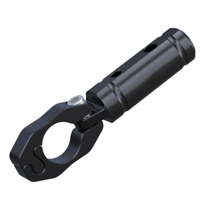 Navigation Mount Extension for 22 Mm Handlebars, Aluminum Accessory Bar for Motorcycle Travel, Camera Placement, and Open Cockpit Space