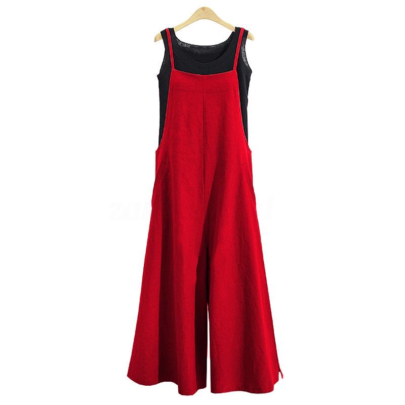 2023 Women's European & American Loose Wide-Leg Casual Jumpsuit