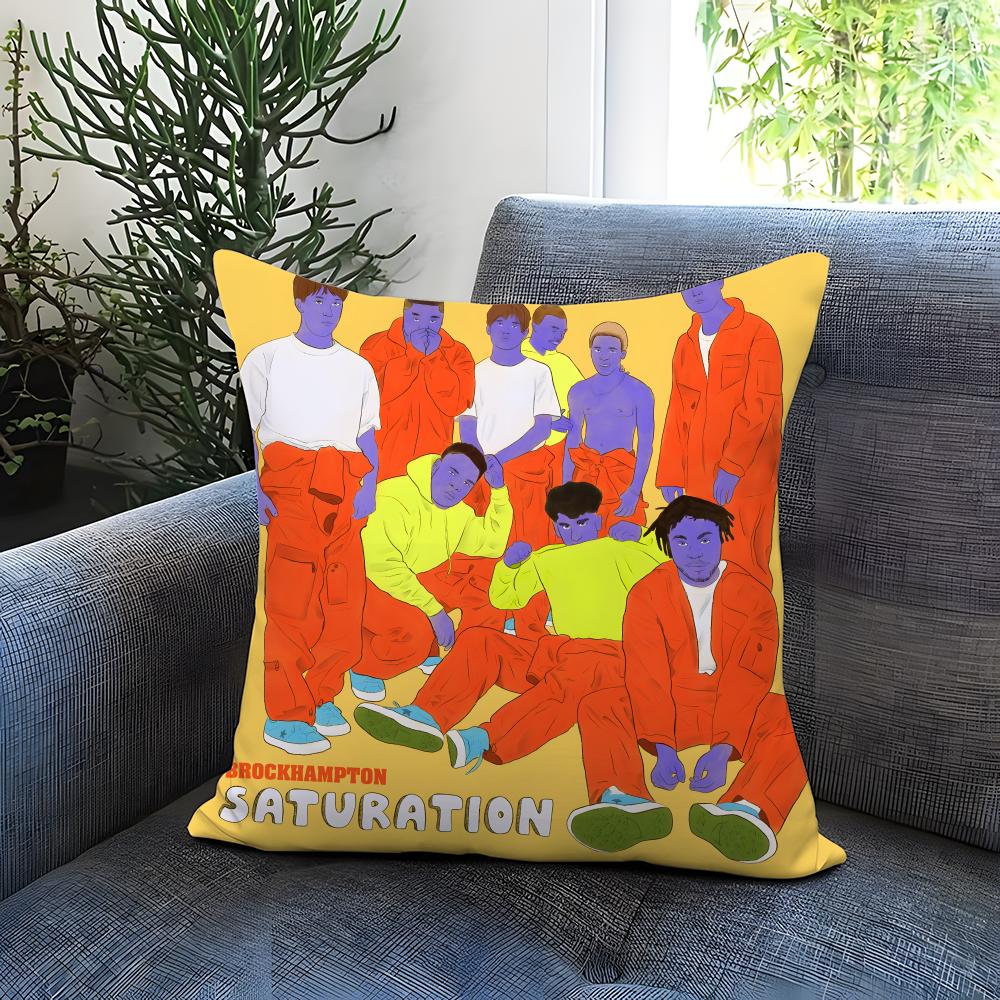 

Fashion B-BBROCKHAMPTON Cushion Cover Comfortable Reversible Pillow Cover Ideal for Car Sofa Bedroom & Beyond 30cmx30cm