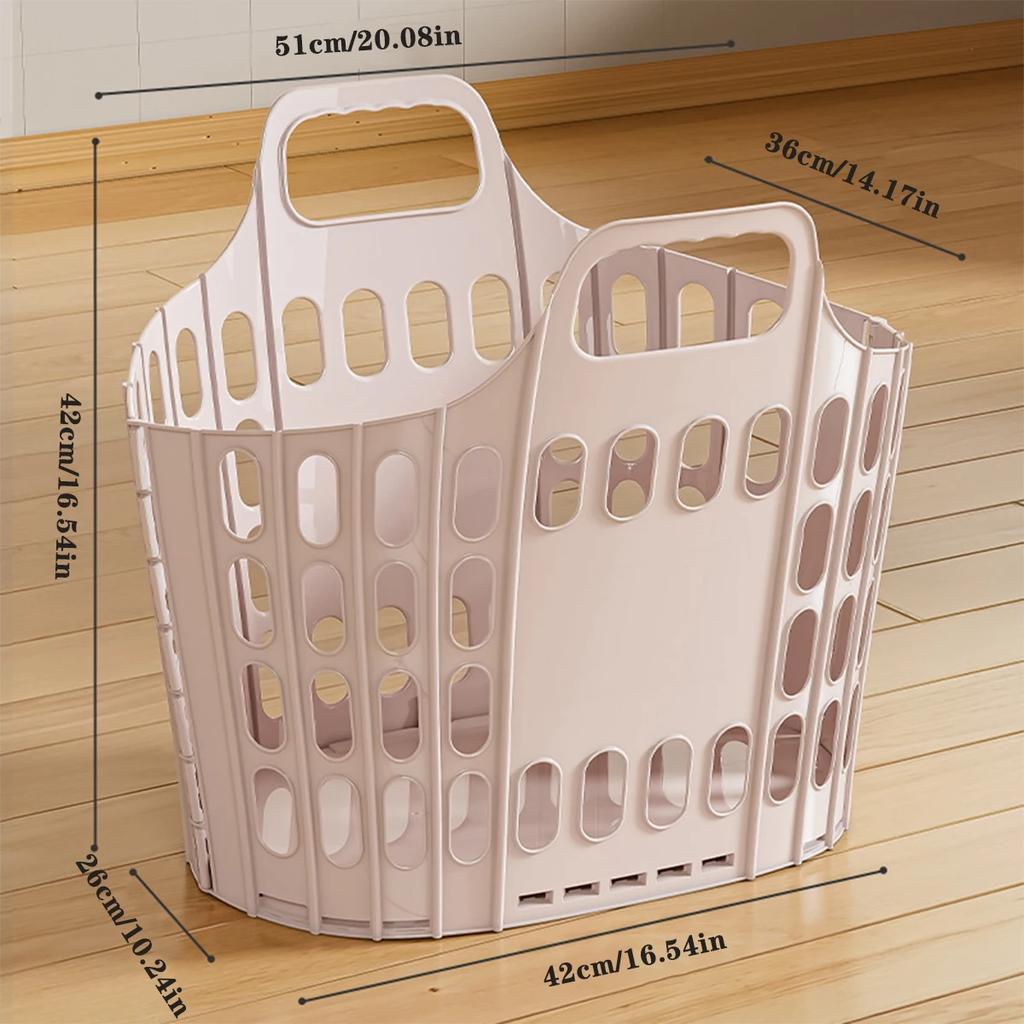Foldable Laundry Basket with Large Capacity Storage bathroom storage basket Organizer for Home Dorm Space-Saving Clothes Hamper