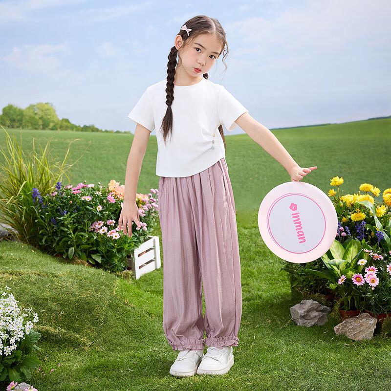 

Xiao Yin Man Girls 7A Antibacterial Anti-mosquito Loose Casual Pants 120