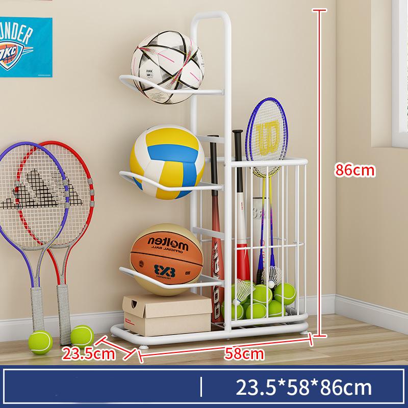 Indoor Children Basketball Storage Rack Put Ball Football Storage Basket Placed Rack Kindergarten Volleyball Stand Holder Space