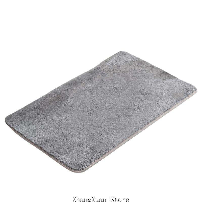 Soft Bathroom Carpet Super Absorbent Bath Mat NonSlip Floor Mat for Shower Toilet Kitchen AntiSkid &Fast Drying Design