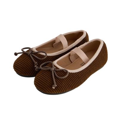 [babyzzam] Girls' Bambi Flat Brown [A152-10004]