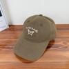 Cotton Butterfly Embroidered Hat Adjustable Women Peaked Cap Simple Y2k Baseball Hat  Outdoor