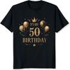 50-årspresent T-shirt Födelsedagspresenter för Män Make Pojkvän Bror Fest T-shirt Grafisk T-shirt
