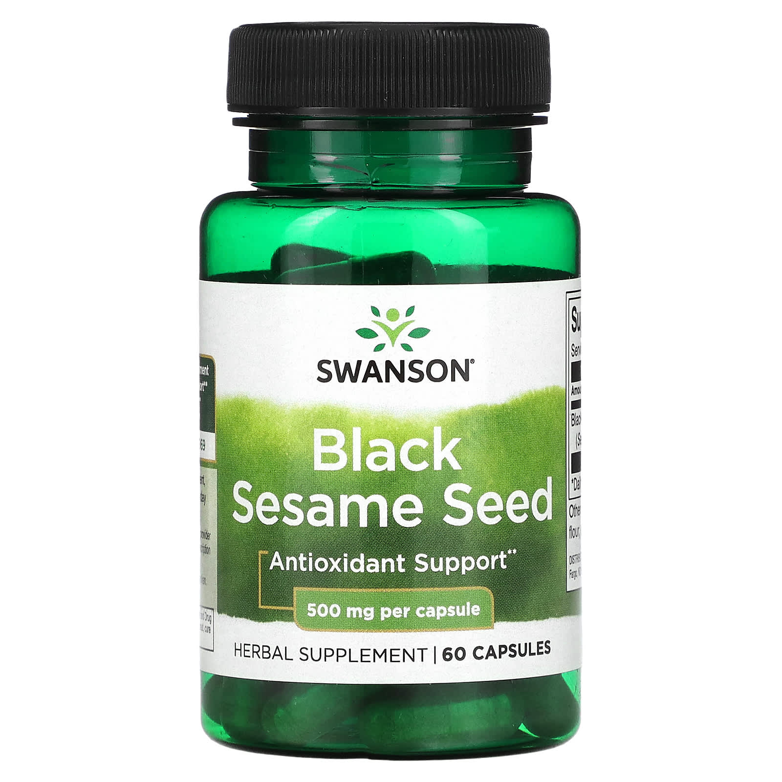 

Black Sesame, 500Mg, 60 Capsules