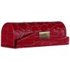 Lipstick Case Portable Lipstick Holder Leather Lipstick Box Organizer Travel Case Decorative Lipstick Holder with Mirror