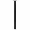 4 Nogi Do Stołu Z Regulacją Wysokości Czarne 1100 Mm