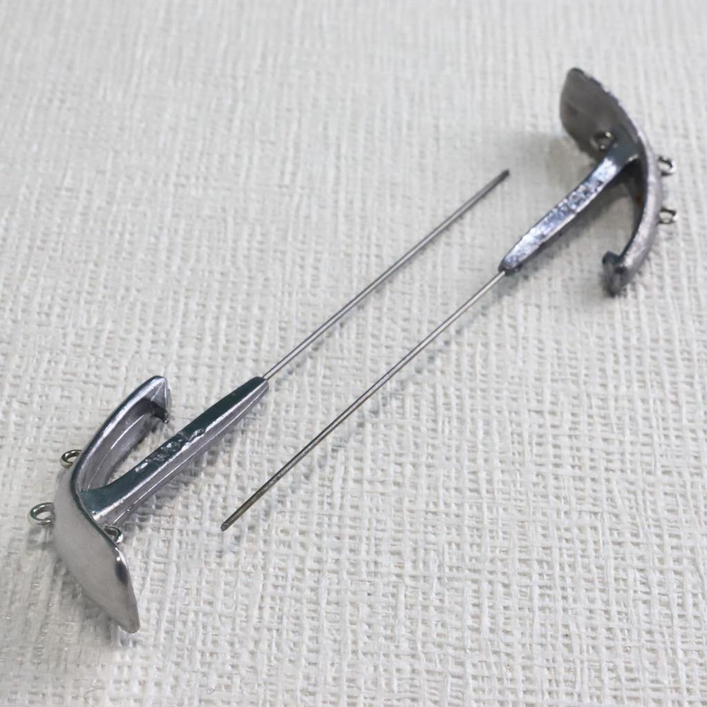 Zombie Head Jig Heads for Zombie Large Size Pack of No Hooks two-L Fishing, (50 Grams), 2,