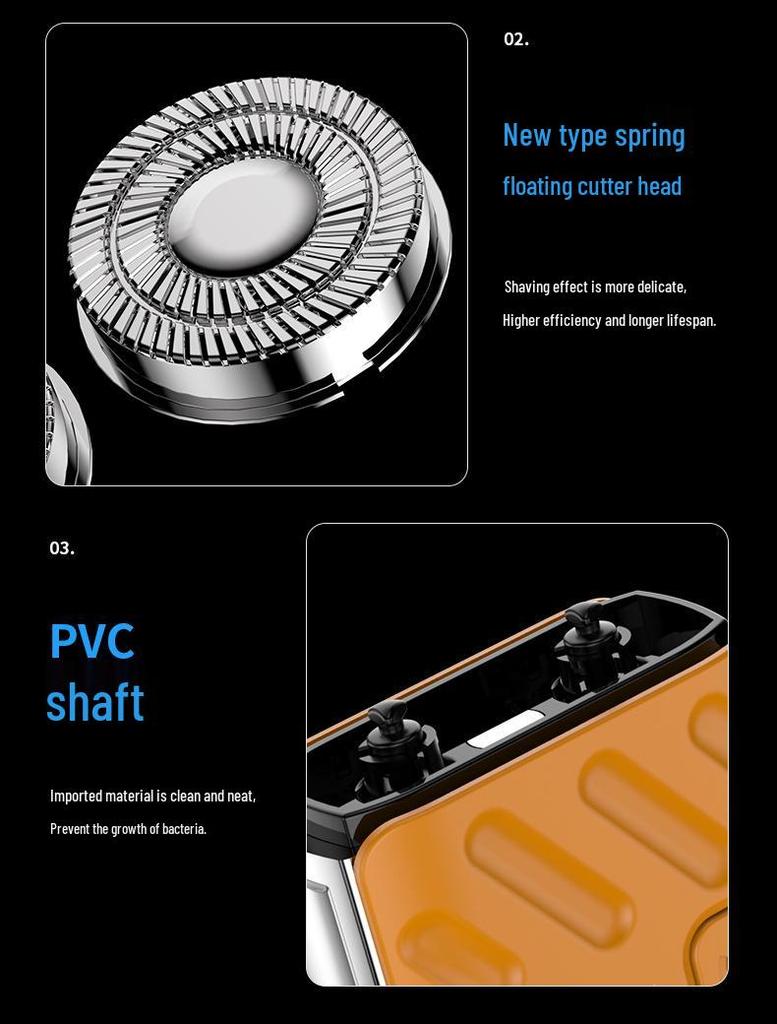 Portable Beard Trimmer Mini Electric Shaver for Men - Super Clean, New Model