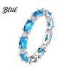 Eternal Faux Opal Glow Ring Imitation Radiant Oval Infinite Love