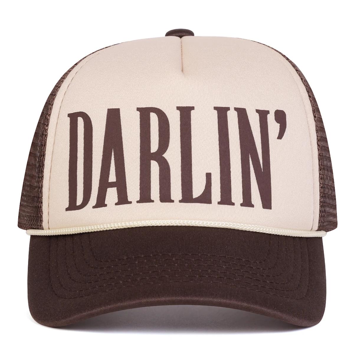 

Unisex Darlin Letter Printed Baseball Net Caps Spring And Autumn Outdoor Adjustable Casual Hats Sunscreen Hat Sports Cap