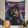 1PC Juice Wrld Tapestry Printed Large Wall Tapestry Art Science Fiction Room Home Decor Decor Blanket