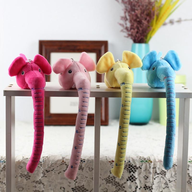 Adorable Forest Animal Long-nosed Elephant Plush Toy Small Stuffed Doll