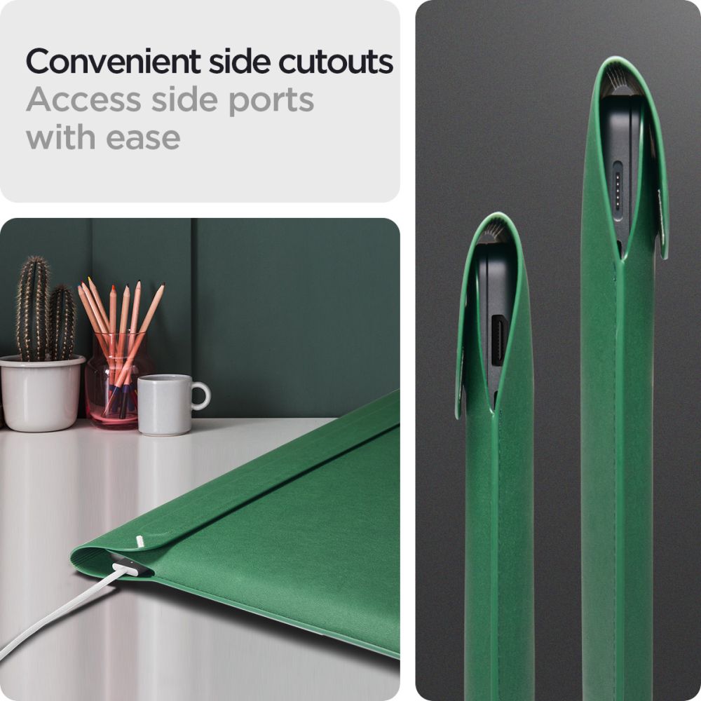 Spigen Valentinus Sleeve Laptop 15-16 Jeju Green