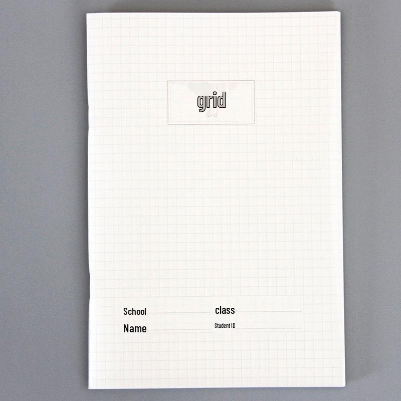 Wow Oh A5/B5 Spiral Bound Notebook - Lined & Grid, Thick Pages, Student Stationery