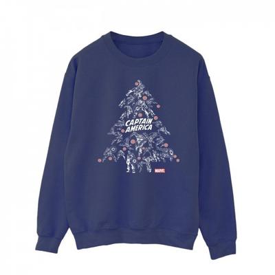 Moletom de Natal do Capitão América Masculino