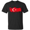 Turkey Flag Country Outline - National Pride Istanbul Funny Print Design T Shirt Hip Hop Top