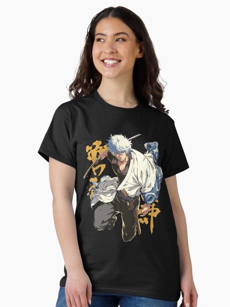 Anime Gintoki Classic Adventures Cute Classic Funny T Shirt Unisex S
